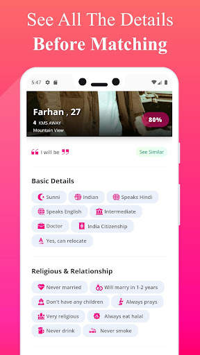 Muzishq- Muslim Marriage, Dati screenshot 3