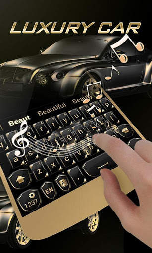 Luxury Car GO Keyboard Theme स्क्रीनशॉट 4