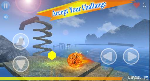Fire Ball Balance 3D screenshot 2