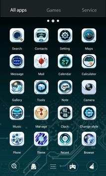 Circuit Board 3D  V Launcher Theme screenshot 3
