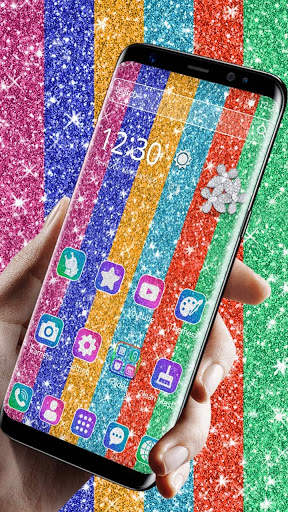 Colorful Glitter Theme screenshot 1
