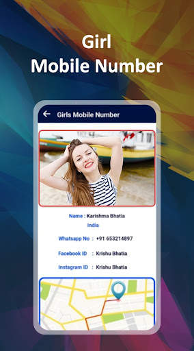 Girls Mobile Number for WhatsApp - Prank screenshot 2