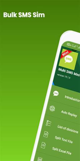 Bulk sms sender (SIM, Whats App) screenshot 1