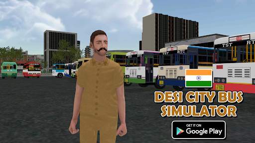 Desi City Bus Indian Simulator screenshot 2