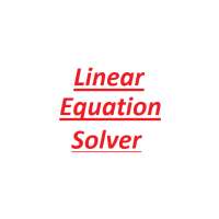 Linear  Equation Solver &amp; Matrix Solver icon