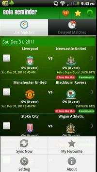 Bola Reminder - Malaysia screenshot 6