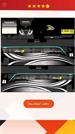 Livery Bussid Jetbus 3 SHD Update screenshot 6