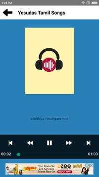Yesudas Hit Songs Tamil 3 تصوير الشاشة