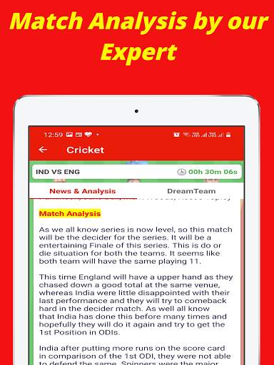 Dream Team11 - Fantasy Team Guide for Dream11 screenshot 13