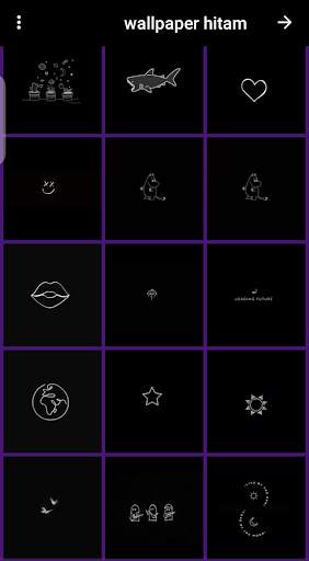 wallpaper hitam screenshot 2