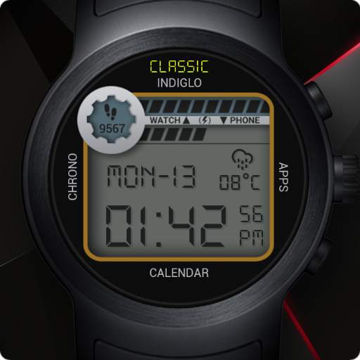 Retro Digital Watch Face & Clock Live Wallpaper 1.66