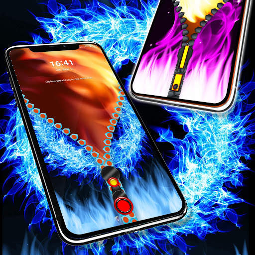 Flame lock screen screenshot 3