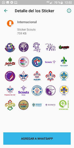 Stickers Scouts - WhatsApp - WAStickerApps screenshot 8