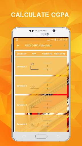 UOG GPA - CGPA Calculator screenshot 5