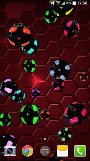 Black Bubble Live Wallpaper screenshot 4
