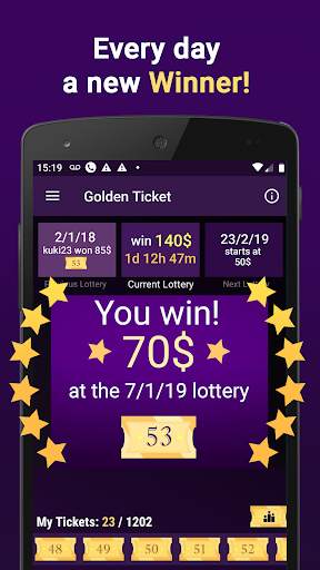 Golden Ticket - Win Real Money स्क्रीनशॉट 2