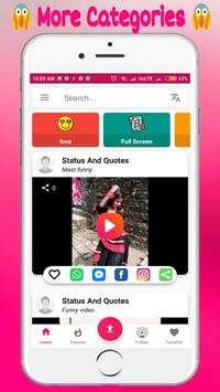 Status Video -  All Category's Video Status App screenshot 4