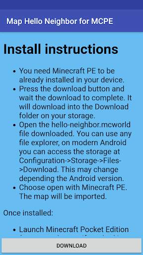Map Hello Neighbor for MCPE screenshot 3
