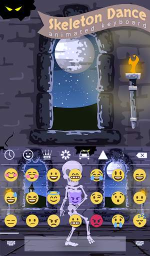 Skeleton Dance 2 Keyboard   Live Wallpaper screenshot 4
