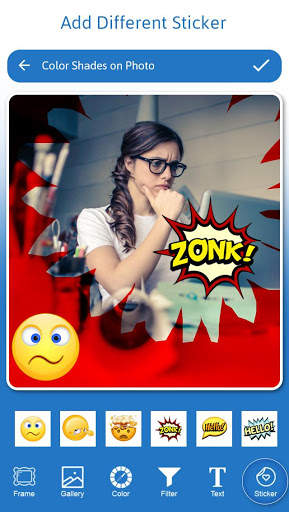 Lighting Color Photo Frame - Color Shades on Photo screenshot 5