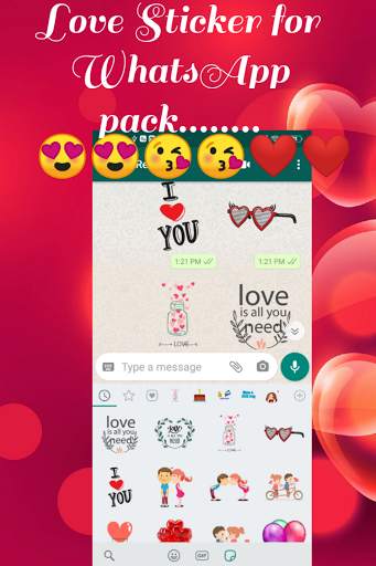 Love Sticker For Whatsapp &Gif screenshot 8