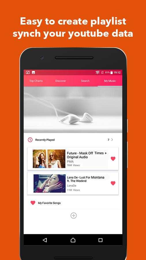 PureTunes - Free  Floating Youtube Music Videos screenshot 3