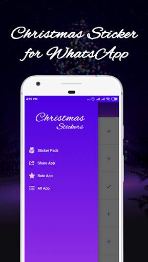 Christmas - Stickers for WhatsApp WAStickerApps screenshot 1