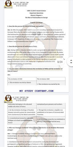 SOCIAL SCIENCE CLASS 10 IMPORTANT QUESTIONS screenshot 7