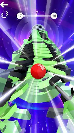 Color Stack Ball 3D: Ball Game run race 3D - Helix स्क्रीनशॉट 1