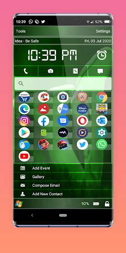 Pocket PC Launcher screenshot 1