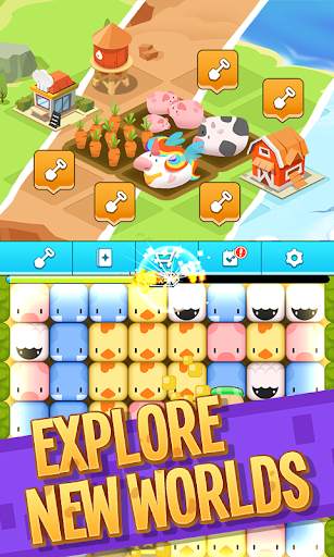 Pocket Farmery: Idle Clicker - Farm, Match & Pop! 1 تصوير الشاشة