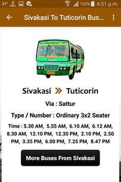 Sivakasi Bus Info screenshot 3
