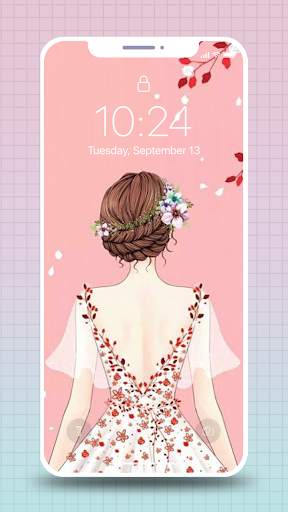 Girly Wallpapers 2 تصوير الشاشة