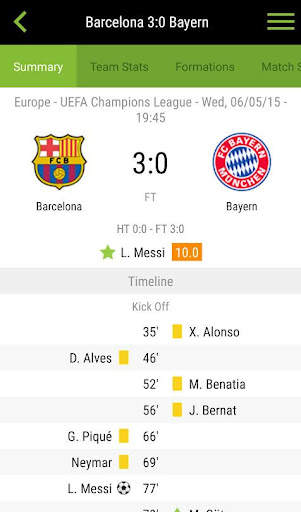WhoScored Football App screenshot 1