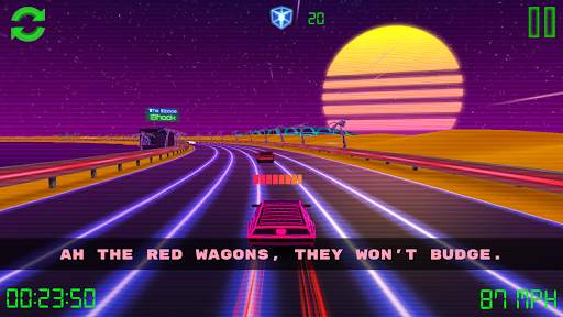Retro Drive - Xmas edition screenshot 1