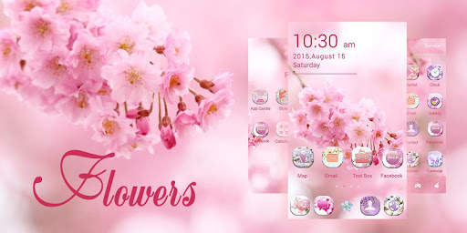Flowers GO Launcher Theme screenshot 5