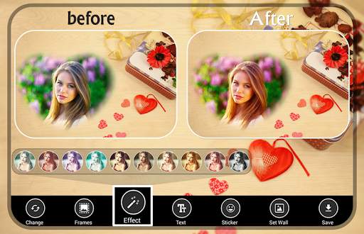 Forever Love Photo Frames - miss you newpic effect screenshot 3
