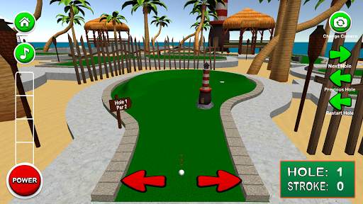 Mini Golf 3D Tropical Resort 2 स्क्रीनशॉट 2