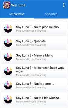 Top Hits Soy Luna - Music Lyrics screenshot 2