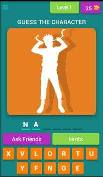 Naruto shadow quiz screenshot 1