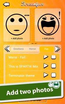 Scream face - Fun Video Editor screenshot 1