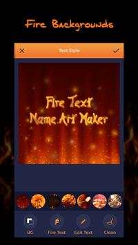 Fire Text Name Art Maker screenshot 1