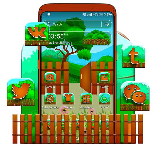 Frontyard Nature Launcher Theme 1.0