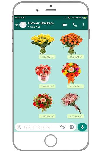 WAStickerApps - Flower Stickers for WA screenshot 3