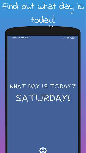 What day is today? screenshot 1