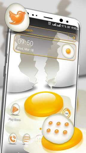 Broken Egg Launcher Theme screenshot 3