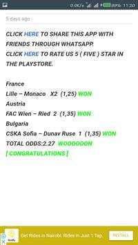 Genuine SureBet Tips screenshot 2