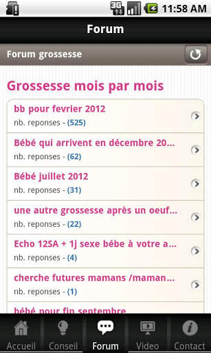 Conseils pour votre grossesse screenshot 4