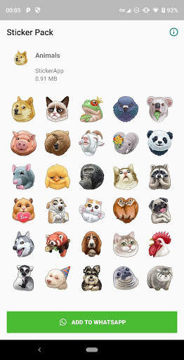 StickerApp: Telegram & LINE stickers in WhatsApp screenshot 1