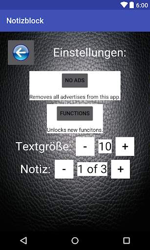 Notizblock (Notepad) free screenshot 3
